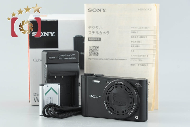Sony Cyber-Shot DSC-WX350 Black 18.2 MP Digital Camera [Multiple Languages]