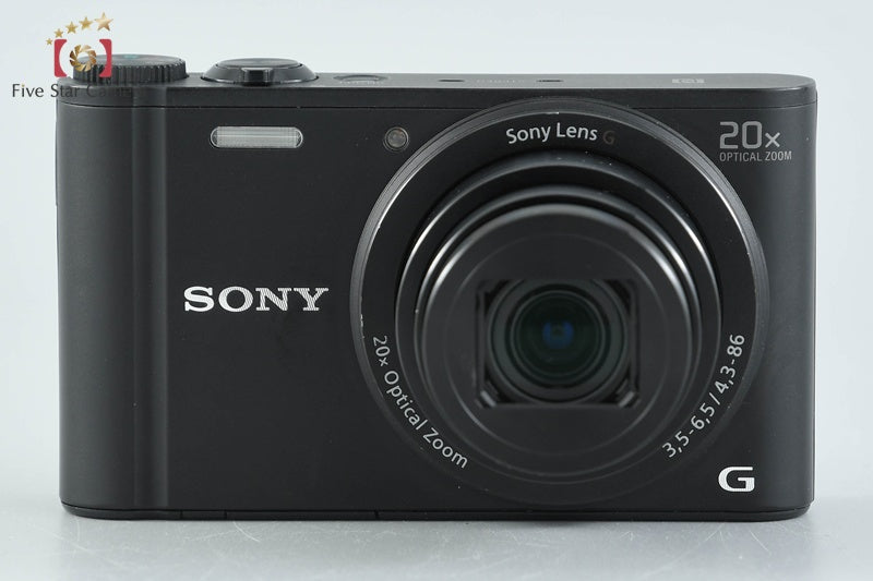 Sony Cyber-Shot DSC-WX350 Black 18.2 MP Digital Camera [Multiple Languages]
