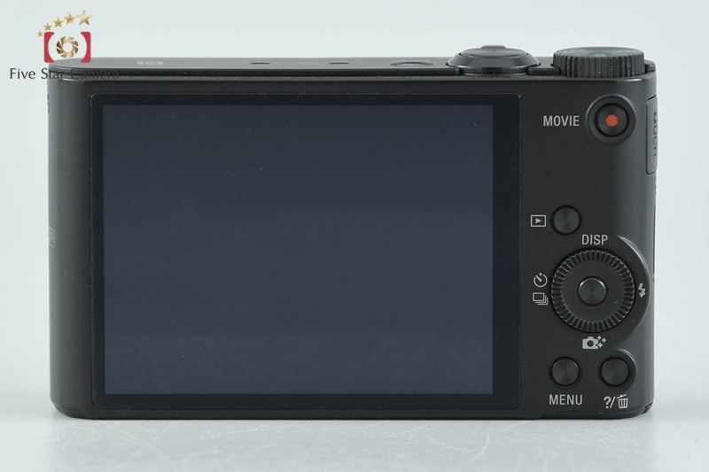 Sony Cyber-Shot DSC-WX350 Black 18.2 MP Digital Camera [Multiple Languages]