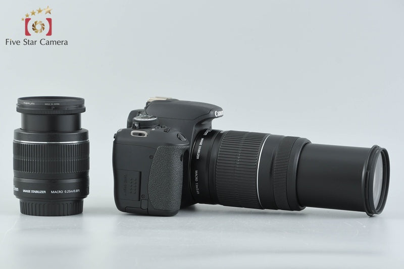 "Count 2,456" Canon EOS Kiss X5 / Rebel T3i / 600D 18.0 MP 18-55 55-250 Lenses