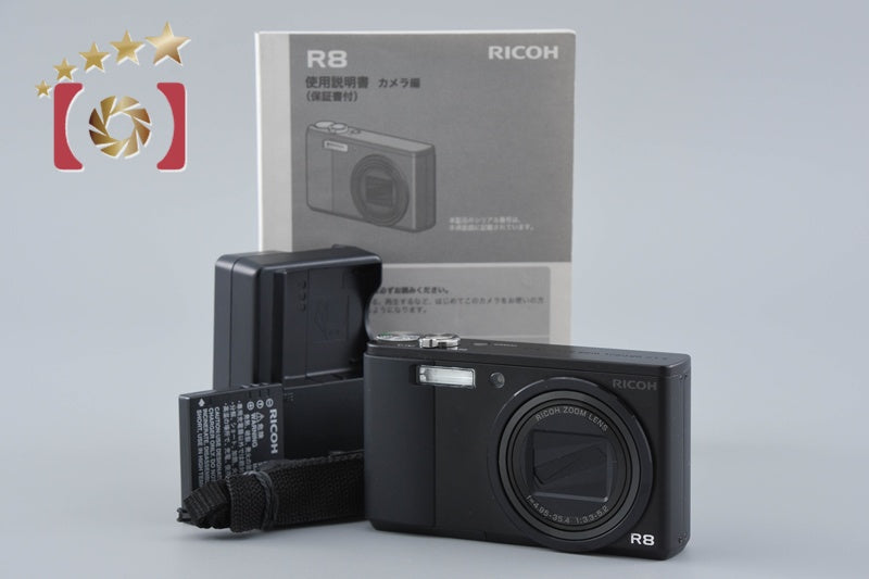 "Shutter count 2,814" Ricoh R8 Black 10.0 MP Digital Camera