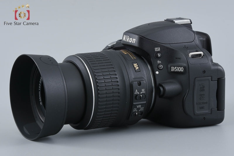 "Count 2,236" Nikon D5100 16.2 MP SLR Digital Camera 18-55 VR Lens
