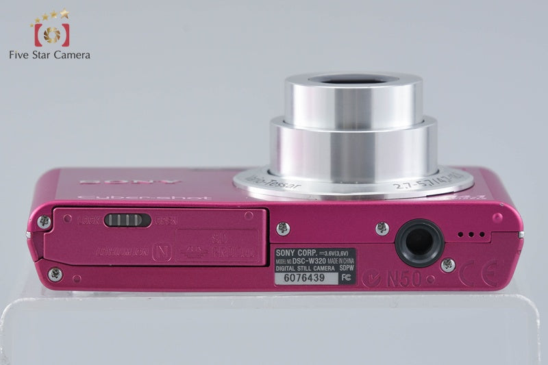 Sony Cyber-Shot DSC-W320 Pink 14.1 MP Digital Camera [Japanese Language Only]