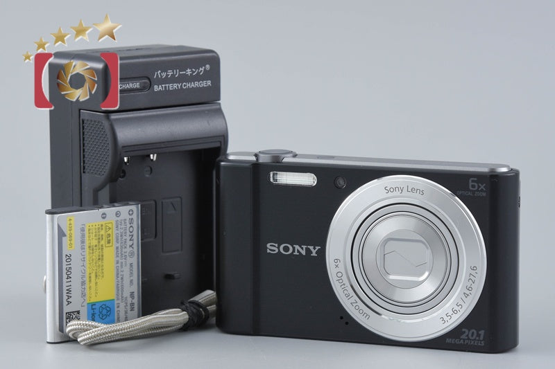 Sony Cyber-Shot DSC-W810 Black 20.1 MP Digital Camera [Japanese Language Only]