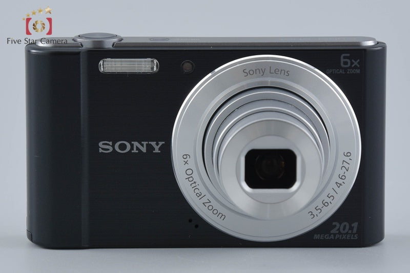 Sony Cyber-Shot DSC-W810 Black 20.1 MP Digital Camera [Japanese Language Only]