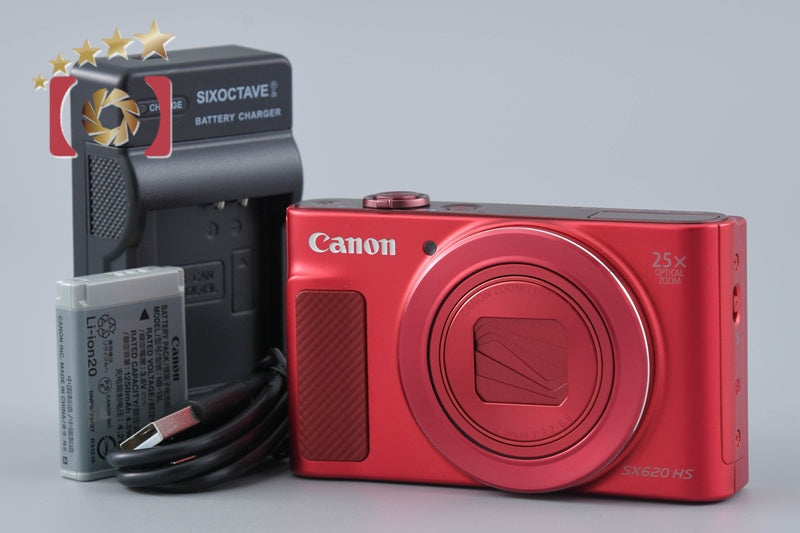 Canon PowerShot SX610 HS Red 20.2 MP Digital Camera
