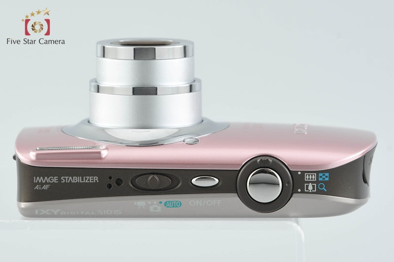 Canon IXY Digital 510 IS Pink 12.1 MP Digital Camera