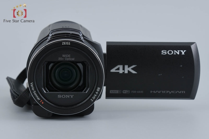 SONY HANDYCAM FDR-AX45 Black Digital Camcorder [Multiple Languages]