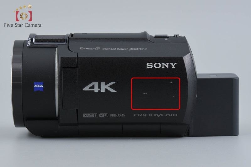 SONY HANDYCAM FDR-AX45 Black Digital Camcorder [Multiple Languages]