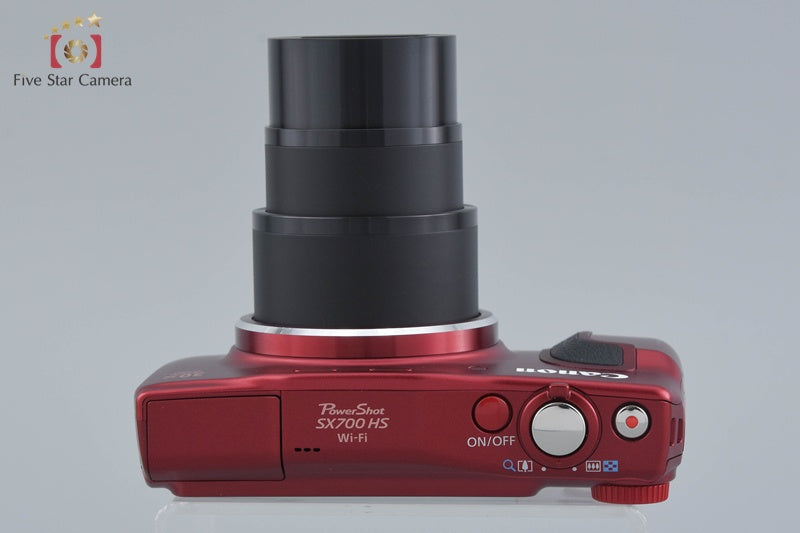 Canon PowerShot SX700 HS Red 16.1 MP Digital Camera