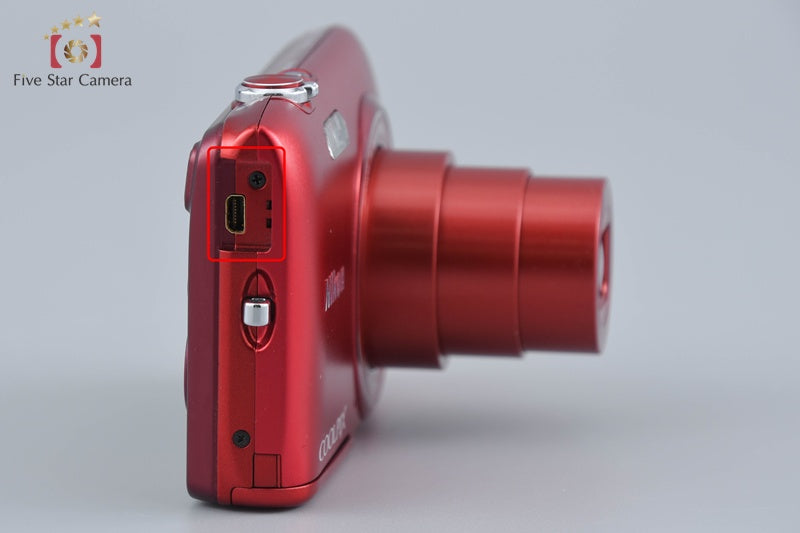 Nikon COOLPIX S3400 Red 20.1 MP Digital Camera