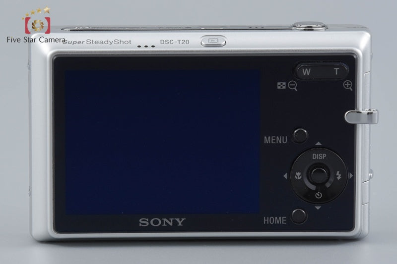 SONY Cyber-shot DSC-T20 Silver 8.1 MP Digital Camera [Japanese Language Only]