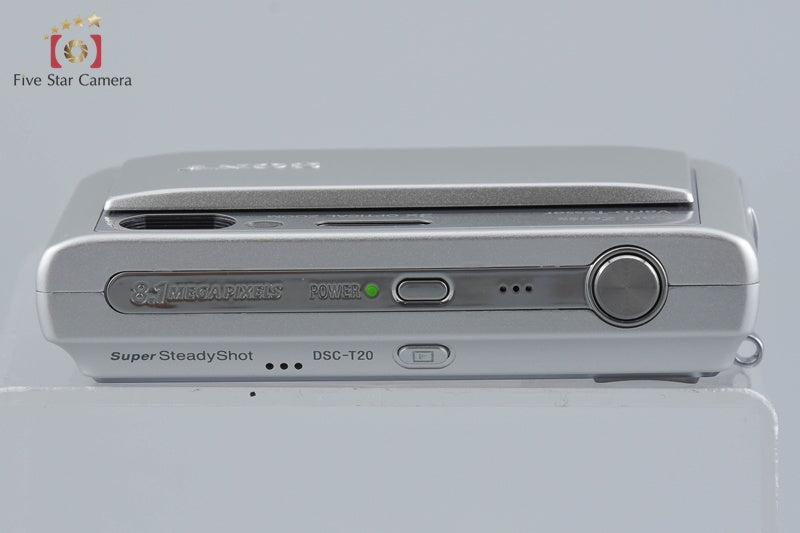 SONY Cyber-shot DSC-T20 Silver 8.1 MP Digital Camera [Japanese Language Only]