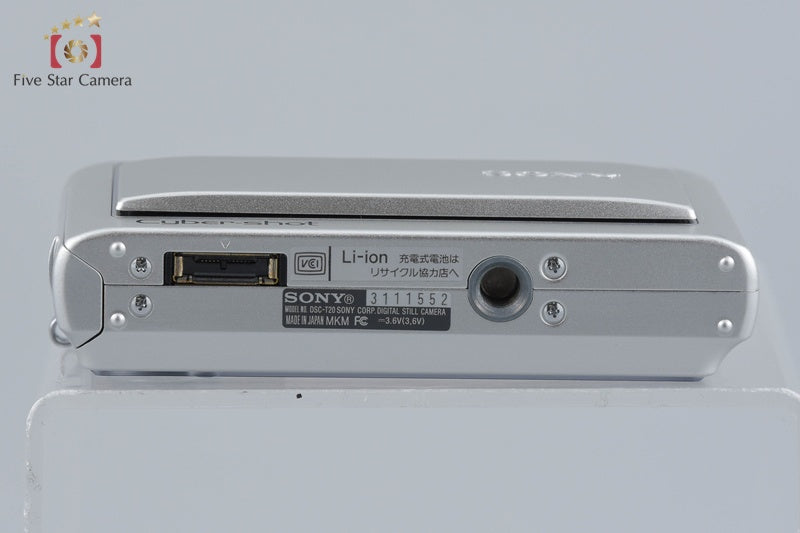 SONY Cyber-shot DSC-T20 Silver 8.1 MP Digital Camera [Japanese Language Only]