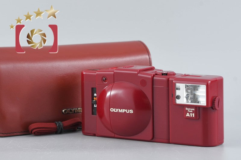 Olympus XA2 Red 35mm Point & Shoot Film Camera