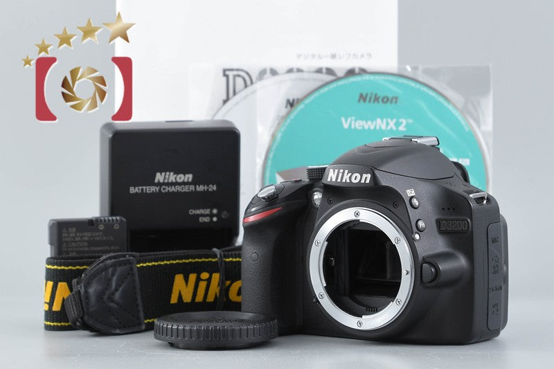 Nikon D3200 Black 24.2 MP Digital SLR Camera Body
