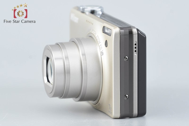 Nikon COOLPIX S6000 Champagne Silver 16.0 MP Digital Camera