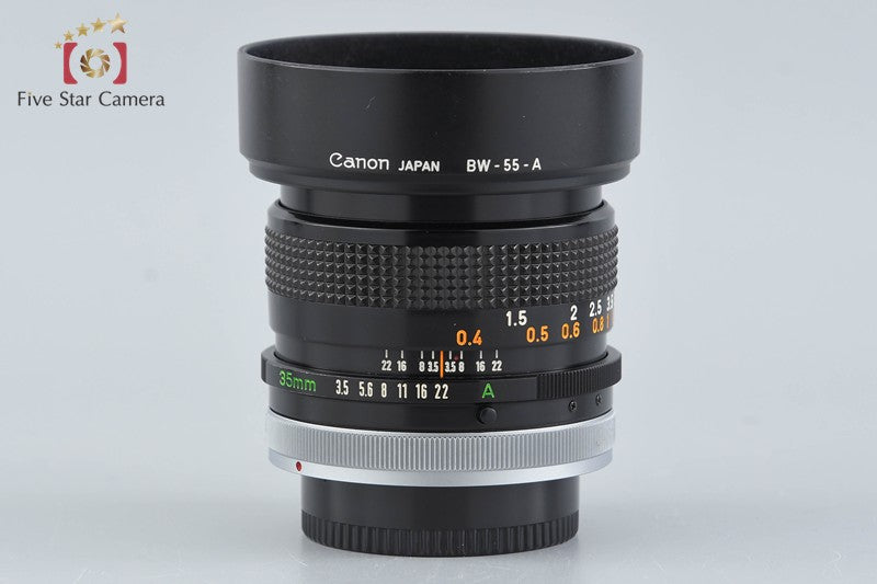 Canon FD 35mm f/3.5 S.C.