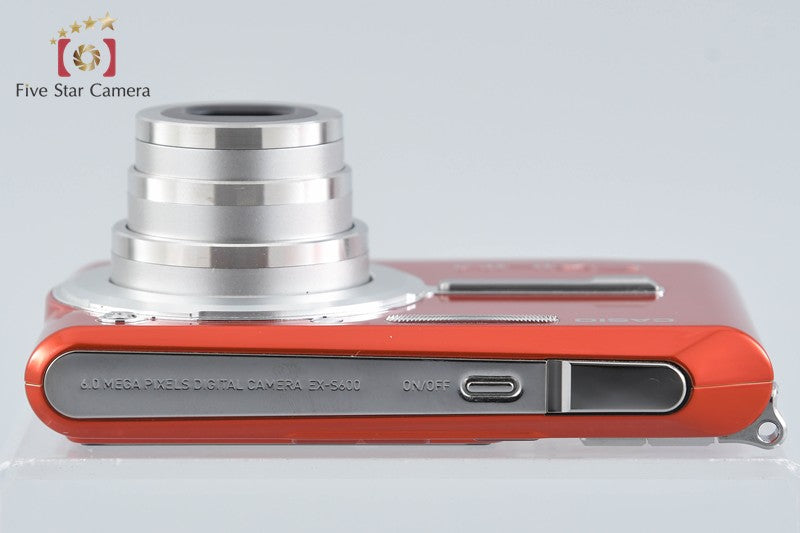Casio EXILIM EX-S600 Latin Orange 6.1 MP Digital Camera