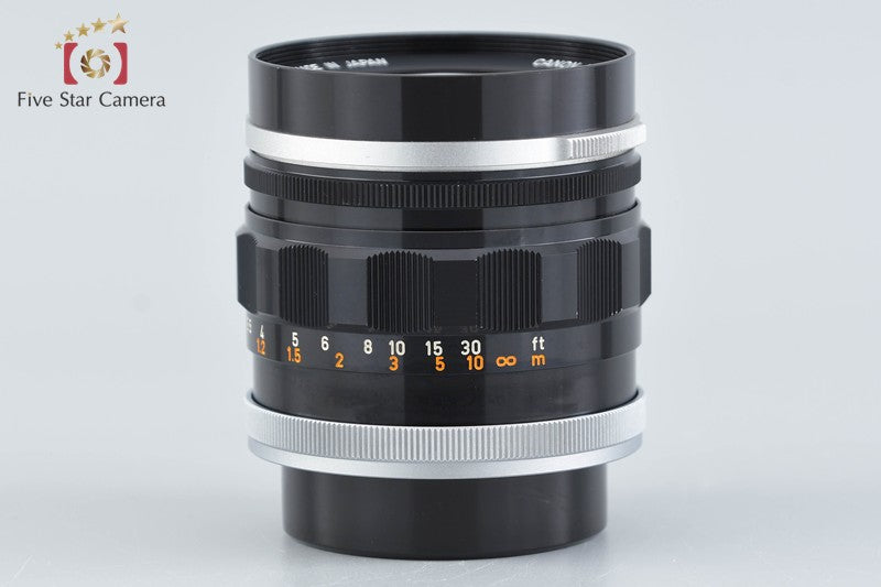 Canon FL 58mm f/1.2 FD Mount Lens