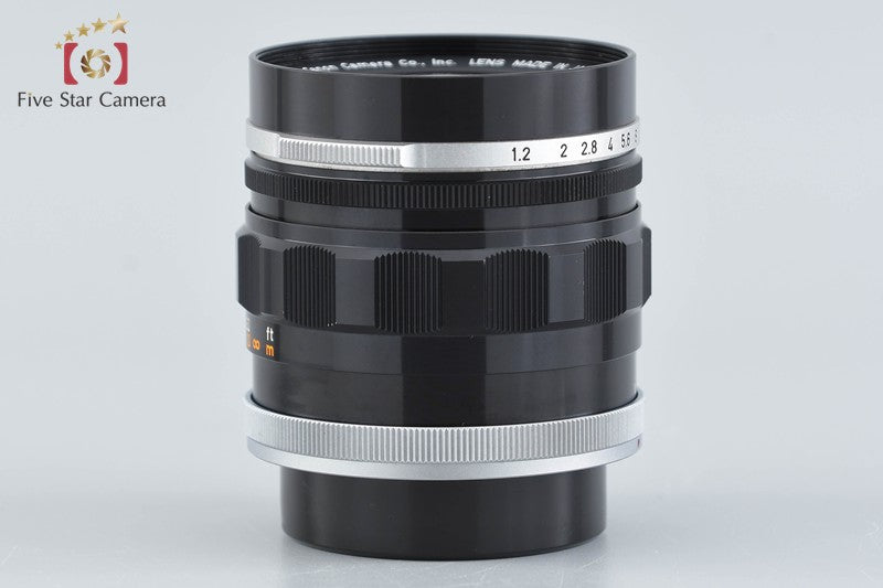 Canon FL 58mm f/1.2 FD Mount Lens