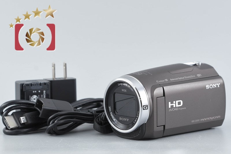 Sony Handycam HDR-CX680 Brown Digital HD Camcorder [Japanese Language Only]
