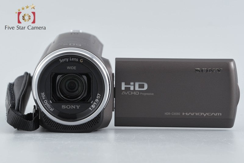 Sony Handycam HDR-CX680 Brown Digital HD Camcorder [Japanese Language Only]