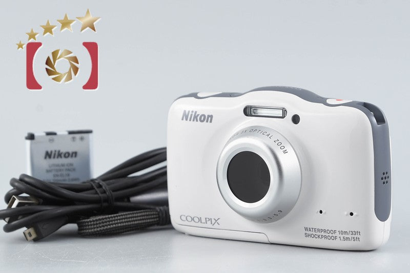 Nikon COOLPIX S32 White 13.2 MP Digital Camera