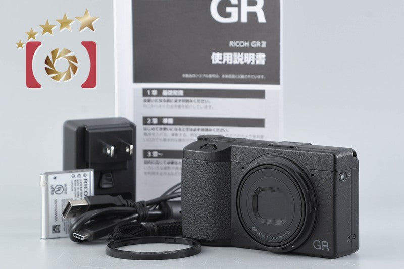 Shutter count 2,130 Ricoh GR III 24.2 MP Digital Camera