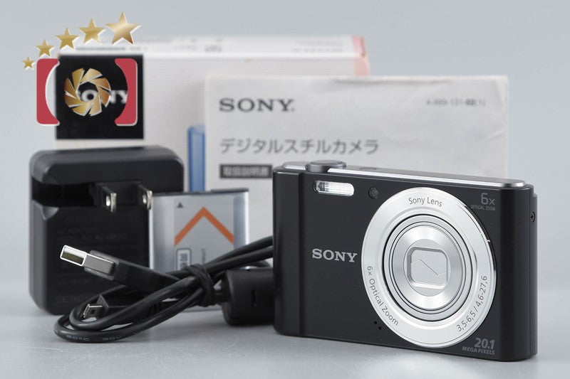Sony Cyber-Shot DSC-W810 Black 20.1 MP Digital Camera [Japanese Language Only]