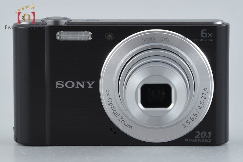 Sony Cyber-Shot DSC-W810 Black 20.1 MP Digital Camera [Japanese Language Only]