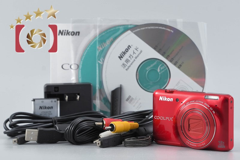 Nikon COOLPIX S6400 Glossy Red 16.0 MP Digital Camera