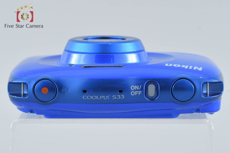 Nikon COOLPIX S33 Blue 13.2 MP Digital Camera
