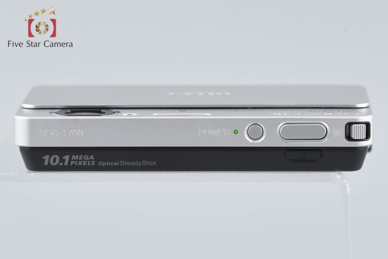 Sony Cyber-Shot DSC-T700 Silver 10.1 MP Digital Camera [Japanese Language Only]