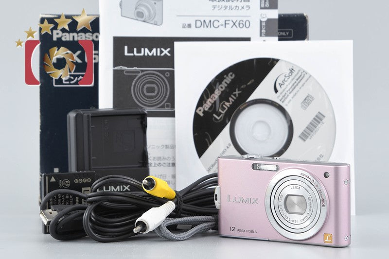 Panasonic LUMIX DMC-FX60 Pink 12.1 MP Digital Camera [Japanese Language Only]
