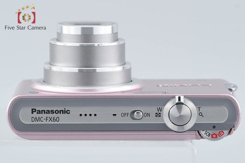 Panasonic LUMIX DMC-FX60 Pink 12.1 MP Digital Camera [Japanese Language Only]
