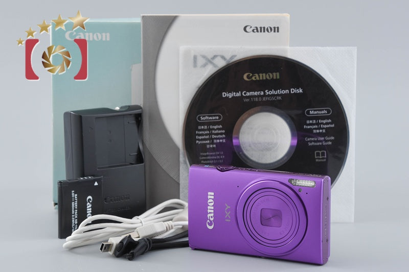 Canon IXY 430F Purple 16.1 MP Digital Camera w/ Box