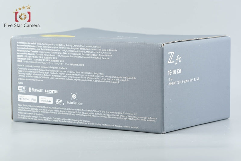 "Shutter count 422" Nikon Z fc Black 20.9 MP 16-50 VR Lens w/ Box