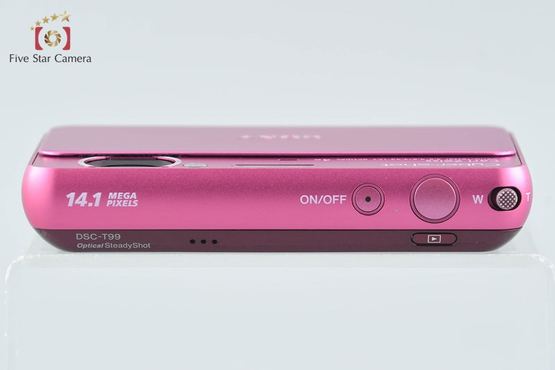 SONY Cyber-shot DSC-T99 Pink 14.1 MP Digital Camera [Japanese Language Only]
