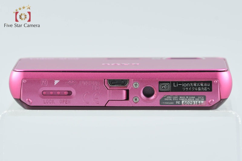 SONY Cyber-shot DSC-T99 Pink 14.1 MP Digital Camera [Japanese Language Only]