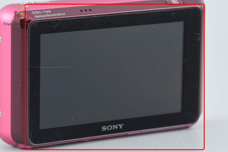 SONY Cyber-shot DSC-T99 Pink 14.1 MP Digital Camera [Japanese Language Only]