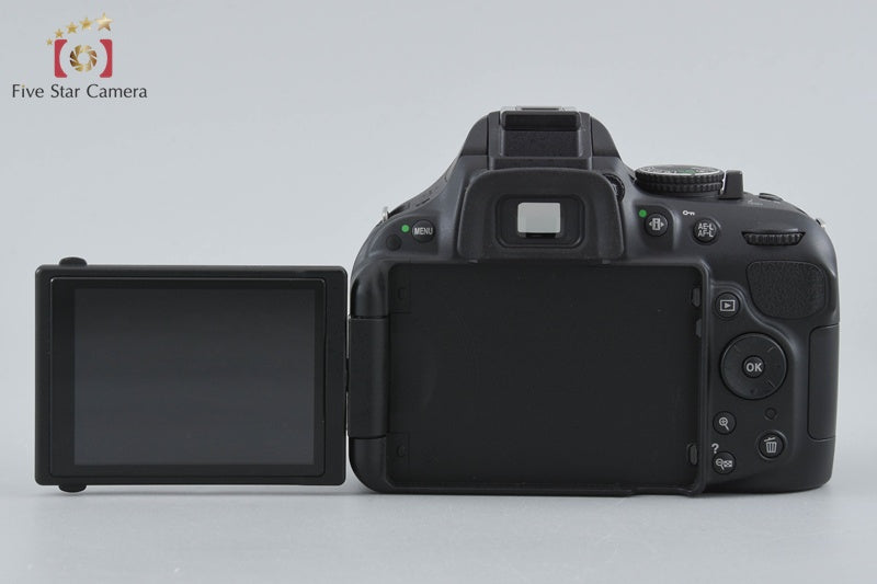 "Shutter count 1,709" Nikon D5200 Black 24.1 MP DSLR 18-55 VR Lens w/ Box