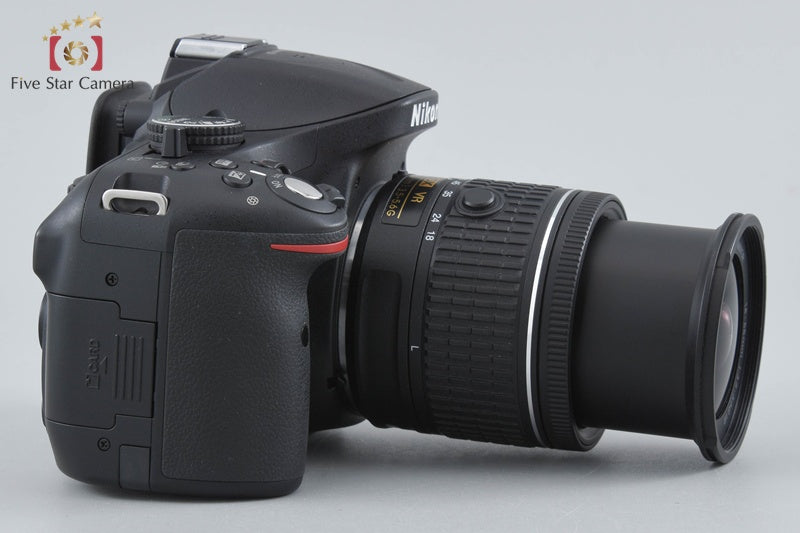 "Shutter count 1,709" Nikon D5200 Black 24.1 MP DSLR 18-55 VR Lens w/ Box