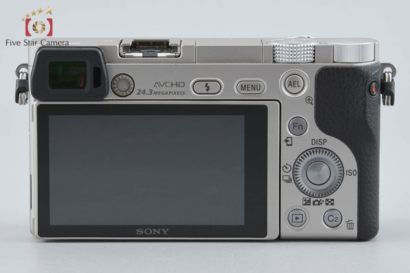 "Count 2,343" Sony ILCE-6000 Silver 24.3MP 16-50 Lens [Japanese Language Only]