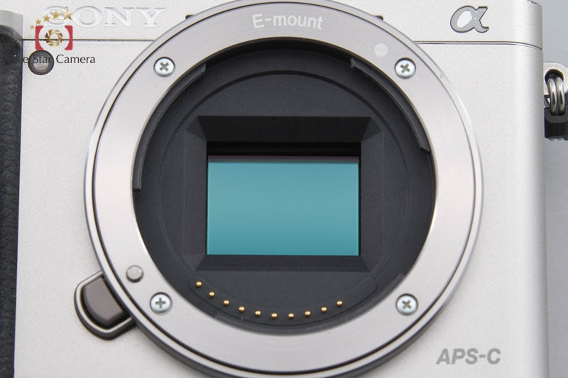 "Count 2,343" Sony ILCE-6000 Silver 24.3MP 16-50 Lens [Japanese Language Only]