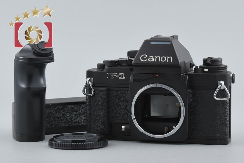 Canon New F-1 AE 35mm SLR Film Camera + AE Power Winder FN