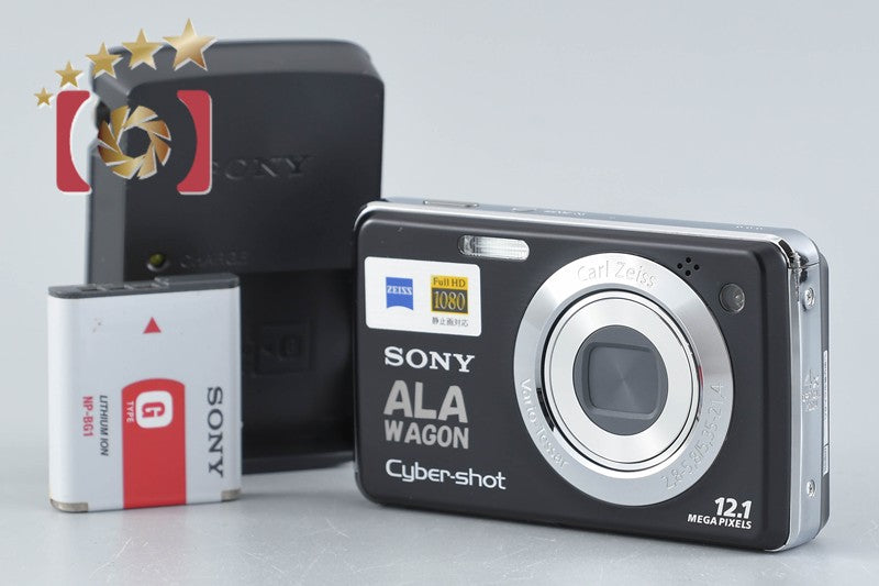 Sony Cyber-Shot DSC-W220 Black 12.1 MP Digital Camera [Japanese Language Only]
