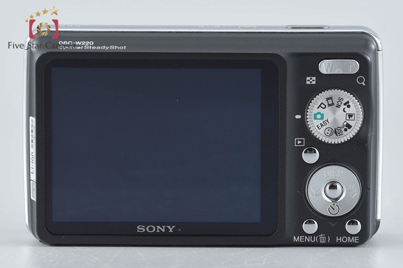 Sony Cyber-Shot DSC-W220 Black 12.1 MP Digital Camera [Japanese Language Only]