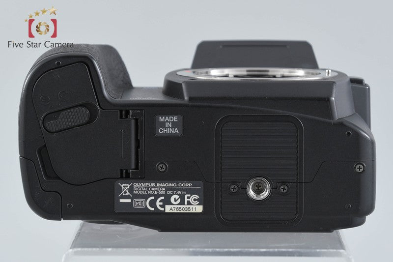 "Shutter count 1,031" Olympus E-500 Black 8.0 MP Digital SLR Camera Body