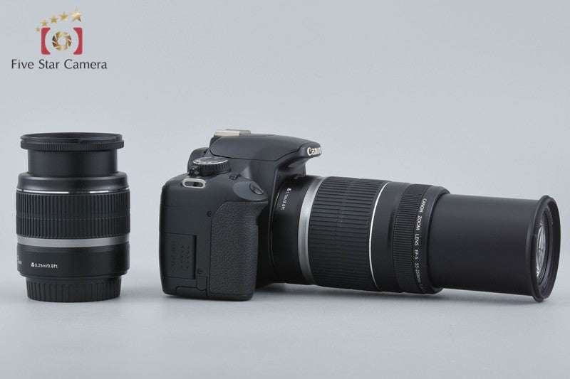 "Count 181" Canon EOS Kiss X2 / Rebel XSi / 450D 12.2MP 18-55 55-250 Lens w/ Box